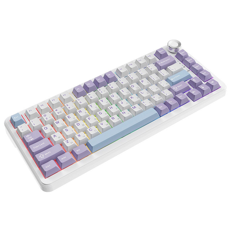 Клавиатура Ajazz AK820 Max Magnetic Switch White (AK820MAX-WM-PWB)