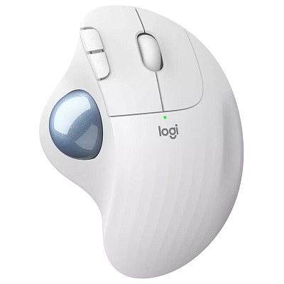 Мышка Logitech Ergo M575 Wireless Trackball For Business Off White (910-006438)