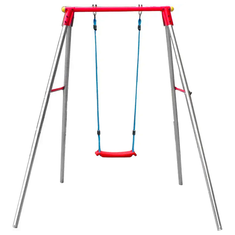 Качели на металлических опорах Garlando Candy Plus одинарные (ALT-13)