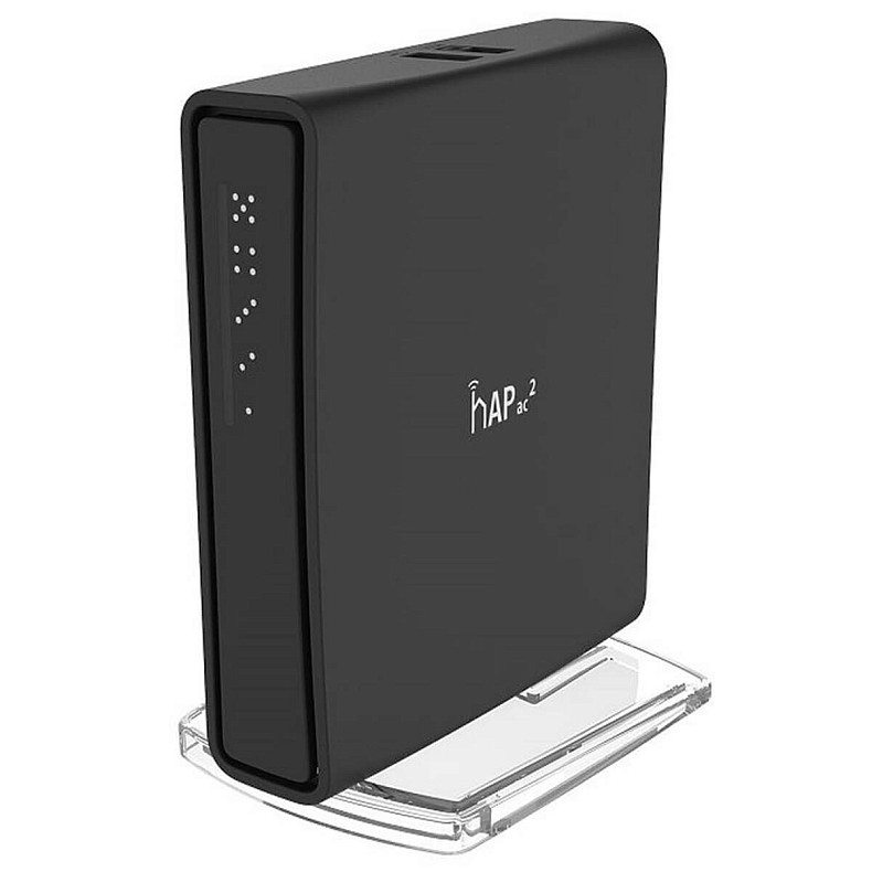 Wi-Fi Роутер Mikrotik hAP AC2 RBD52G-5HACD2HND-TC (AC, 716MHz/128Mb, 5xGE,1xUSB, 2,5 d