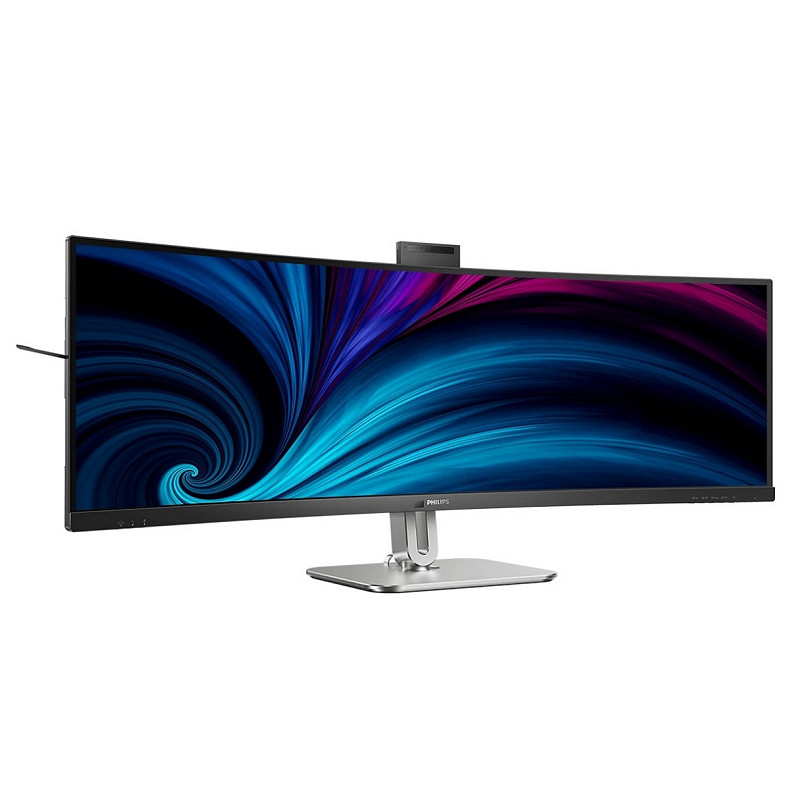 Монітор 48.8" Philips 49B2U6903CH, VA 5120x1440, вигн, 2xHDMI, DP, USB-C, RJ-45, USB-hub, cam,HAS,кол