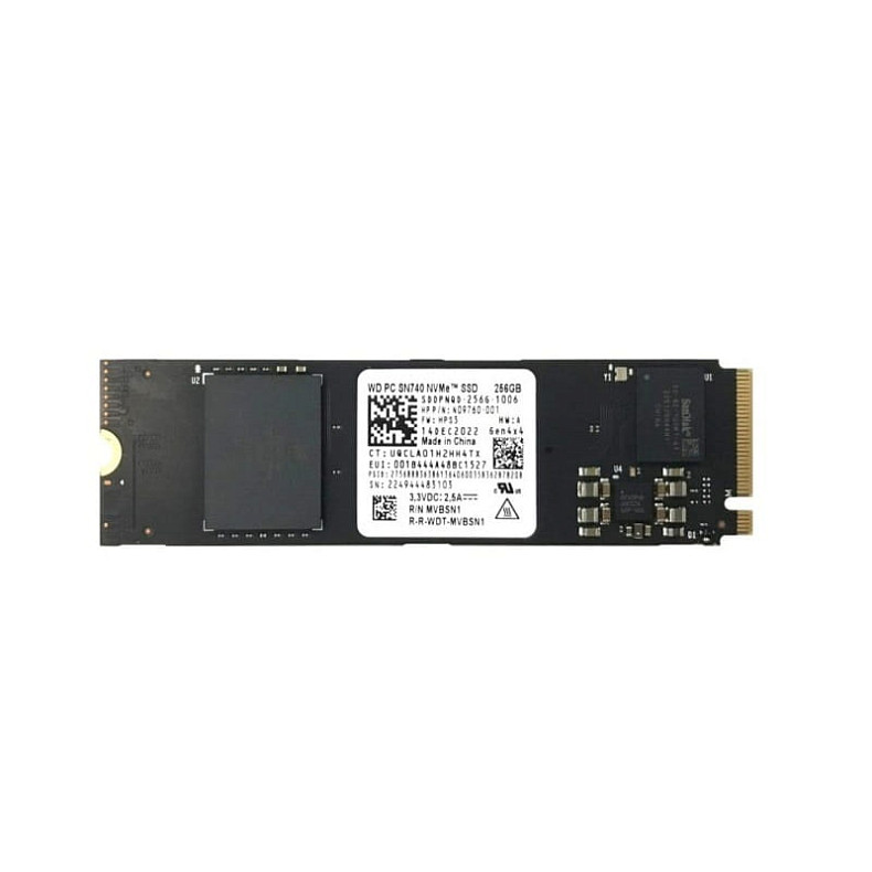 SSD диск WD SN740 256GB M.2 2280 PCIe 4.0 x4 3D TLC (WD PC SN740 SDDPNQD 256G)