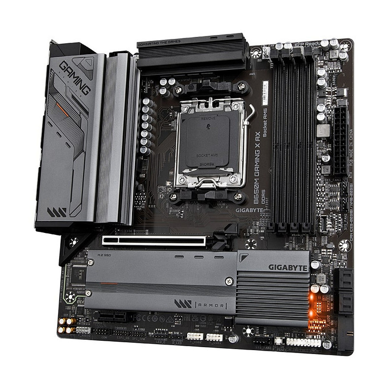 Материнська плата GIGABYTE B650M GAMING X AX sAM5 B650M 4xDDR5 M.2 HDMI DP mATX