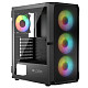 Корпус LogicConcept PORTOS MESH+GLASS ARGB fans 4x120mm BLACK без БЖ ATX