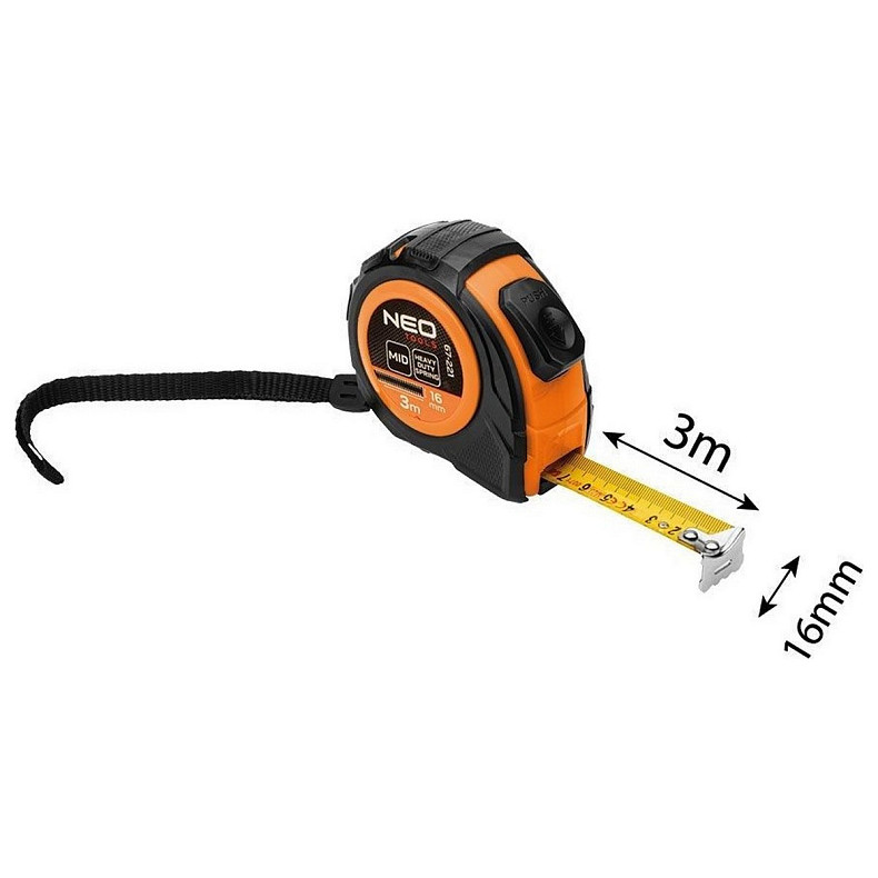 Рулетка Neo Tools (67-221)