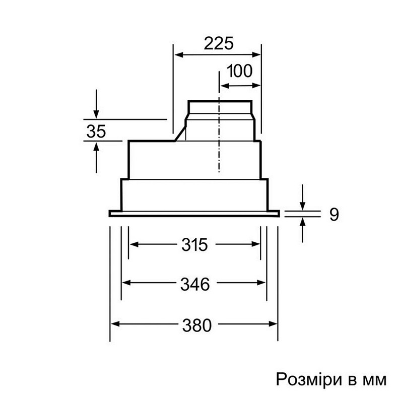 Витяжка Bosch DHL555BL