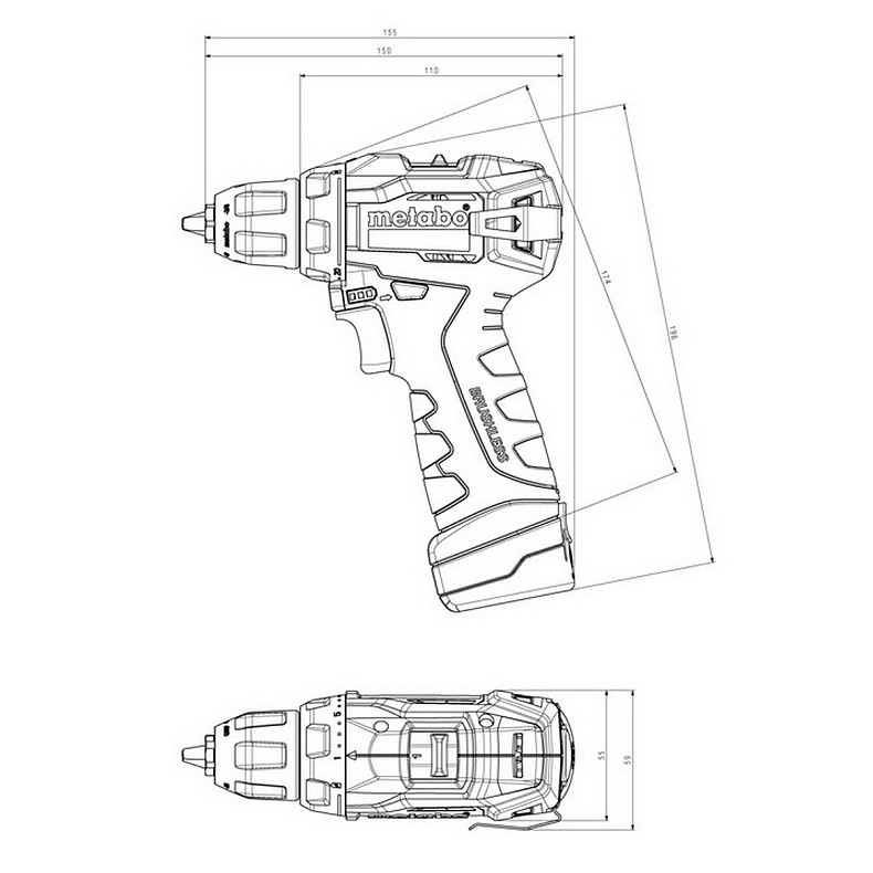 Шуруповерт Metabo PowerMaxx BS BL (601721500)