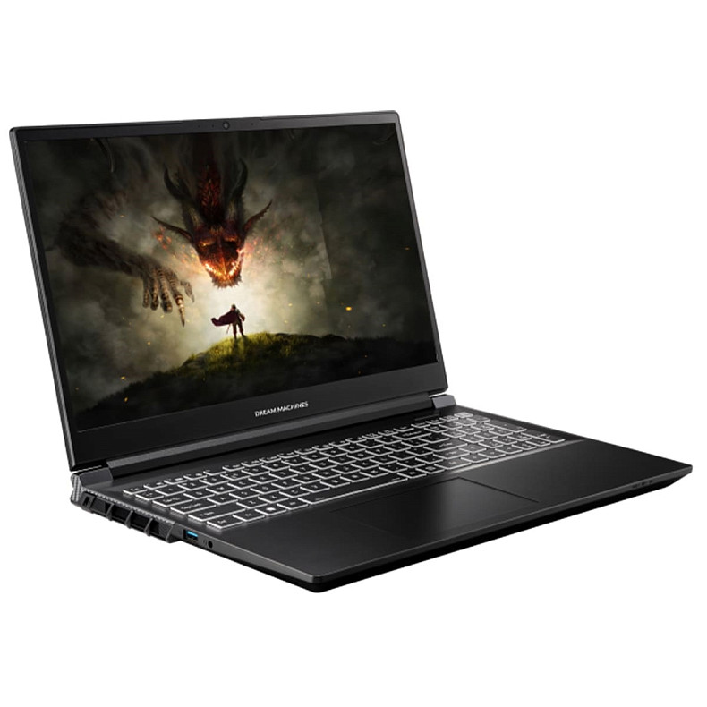 Ноутбук Dream Machines RG4050-15 15.6FHD IPS, Intel i7-14700HX, 32GB, F1TB, NVD4050-6, DOS, черный