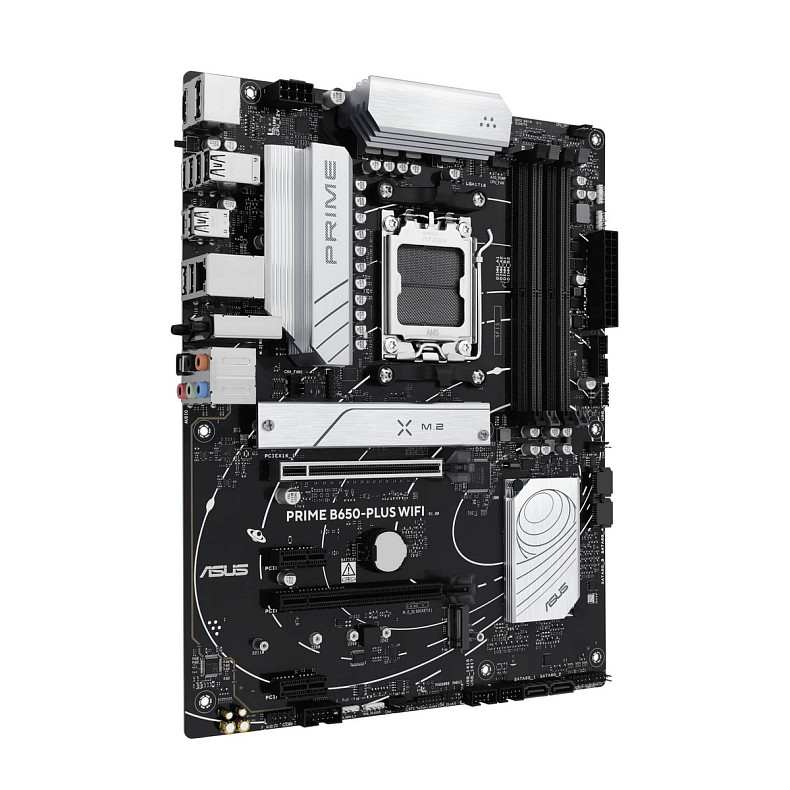 Материнская плата ASUS PRIME B650-PLUS WIFI sAM5 B650 4xDDR5 M.2 HDMI DP WiFi BT ATX