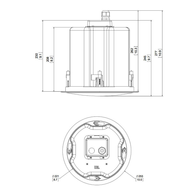 Потолочный громкоговоритель JBL CONTROL 16C-VA (144713)