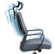 Офисное кресло OfficePro Harmony OC310-B-G-G