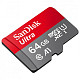 Карта памяти SANDISK MICRO SDXC 64GB UHS-I W/A SDSQUAB-064G-GN6MA