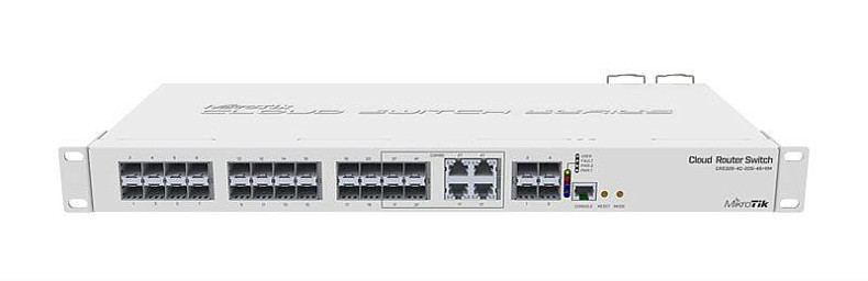 Коммутатор MikroTik CRS328-4C-20S-4S+RM (4xCombo, 20xSFP, 4xSFP+, L3)