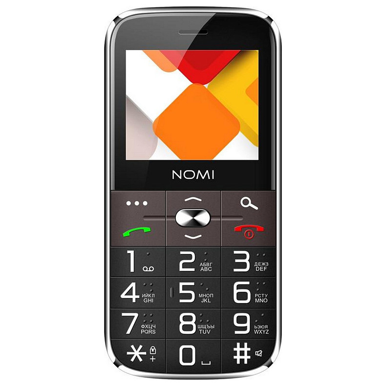 Мобильный телефон Nomi i220 Dual Sim Black