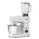 Кухонная машина Sencor 1000Вт, чаша-металл, корпус-пластик, насадок-12, белый