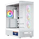 Корпус Modecom VOLCANO AQ400 ARGB MIDI SIDE LCD 6,2”, 4x120mm fans WHITE без БЖ ATX