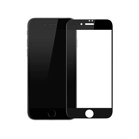 Защитное стекло Baseus Silk-screen 3D Arc for iPhone 7/8 Black (SGAPIPH8N-KA01)