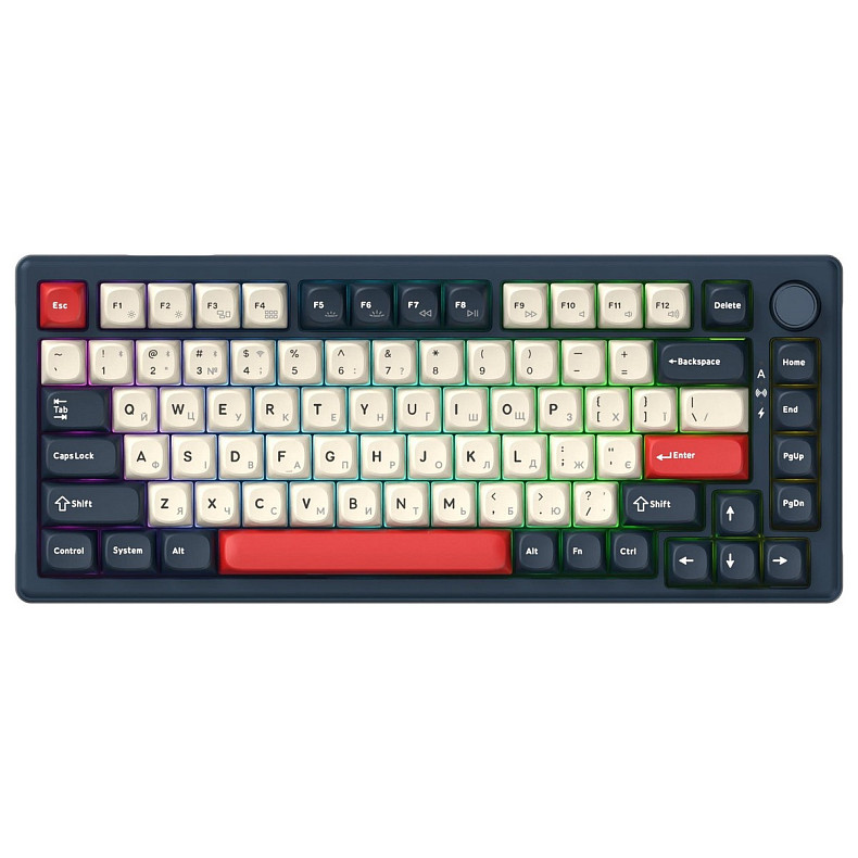 Клавиатура GamePro Asgard Yord Keychron Super Red Switch Blue (MK266BL)
