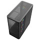 Корпус Modecom VOLCANO AQ400 ARGB MIDI SIDE LCD 6,2”, 4x120mm fans BLACK без БЖ ATX