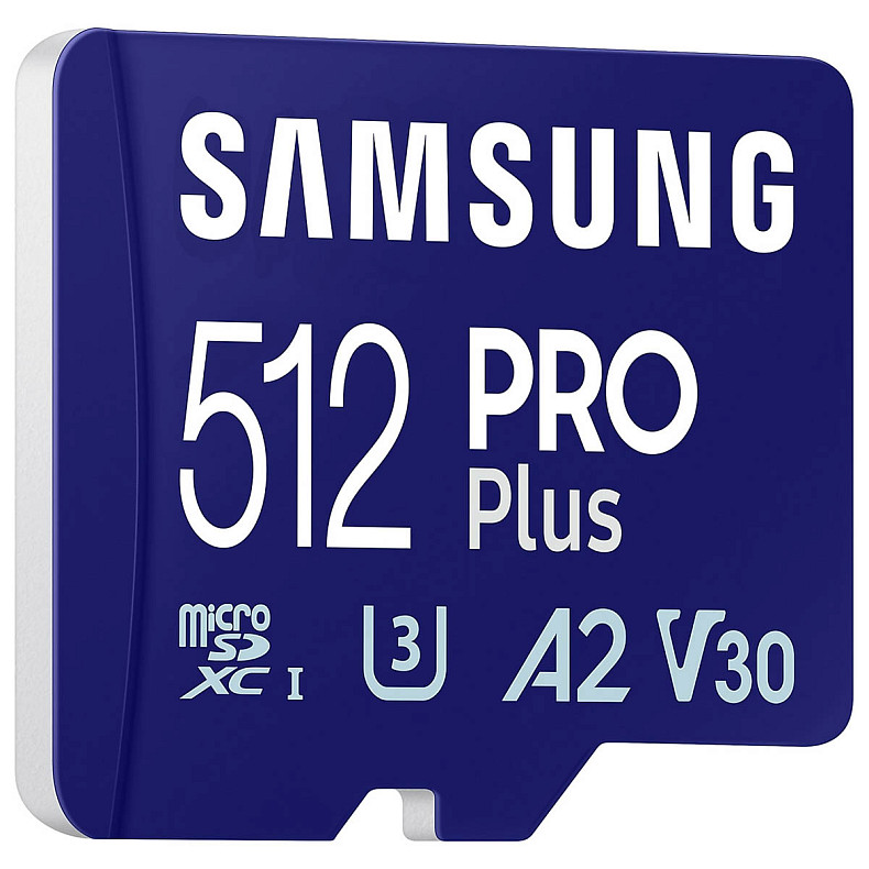 Карта пам'яті SAMSUNG MICRO SDXC PRO+ 512GB W/ADAPT. MB-MD512SB/WW