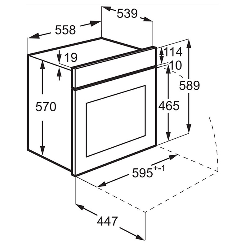 Духовой шкаф электрический Electrolux EOD3F40BX