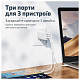Зарядний пристрій Remax Ligil Series 65W PD + QC Fast Charger White (RP-U55)