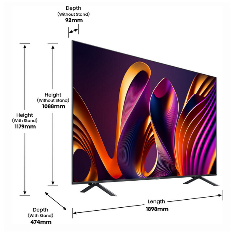 Телевизор HISENSE 85E7NQ PRO