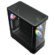 Корпус Modecom VOLCANO AQ200 ARGB MIDI FRONT LCD, 4x120mm fans BLACK без БЖ ATX
