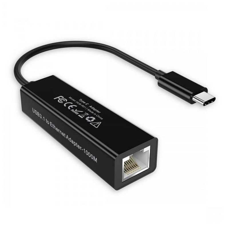 Мережевий адаптер Choetech HUB-R01 USB-C to RJ45 1Gbps