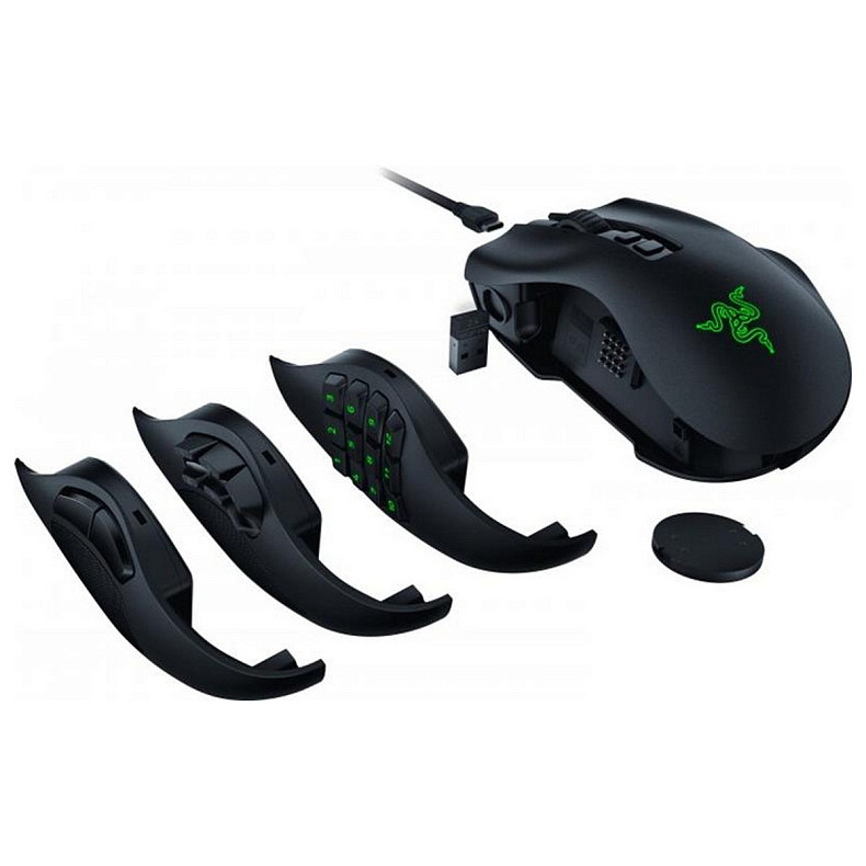 Мишка Razer Naga V2 Pro Wireless Black USB (RZ01-04400100-R3G1)