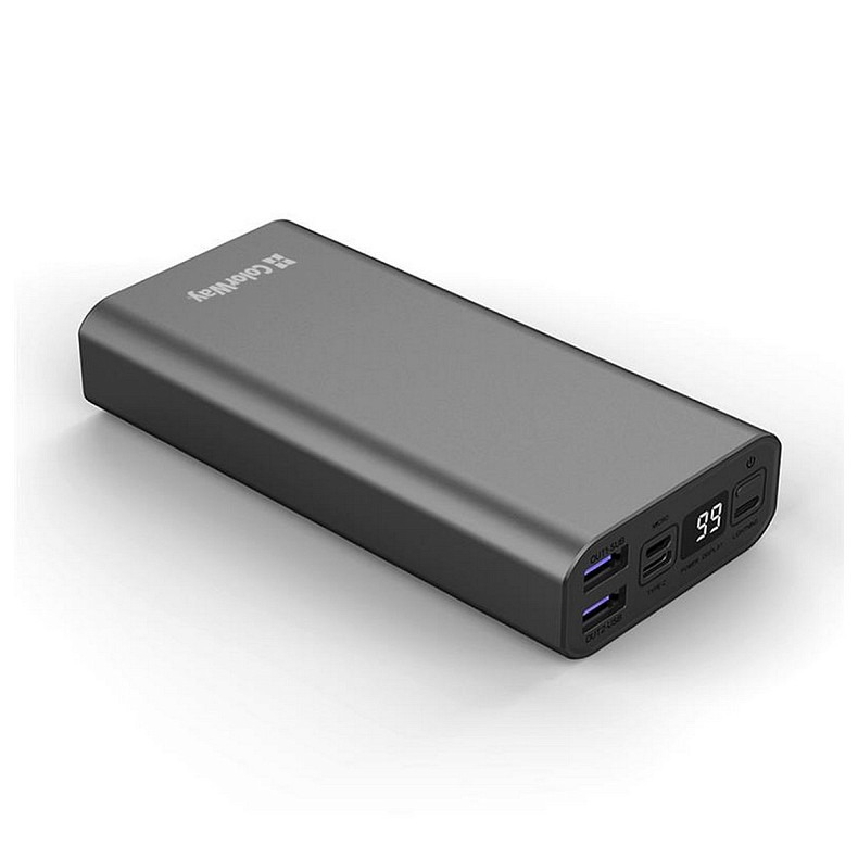 Универсальная мобильная батарея ColorWay 20000mAh Gray (CW-PB200LPH3GR-PDD)