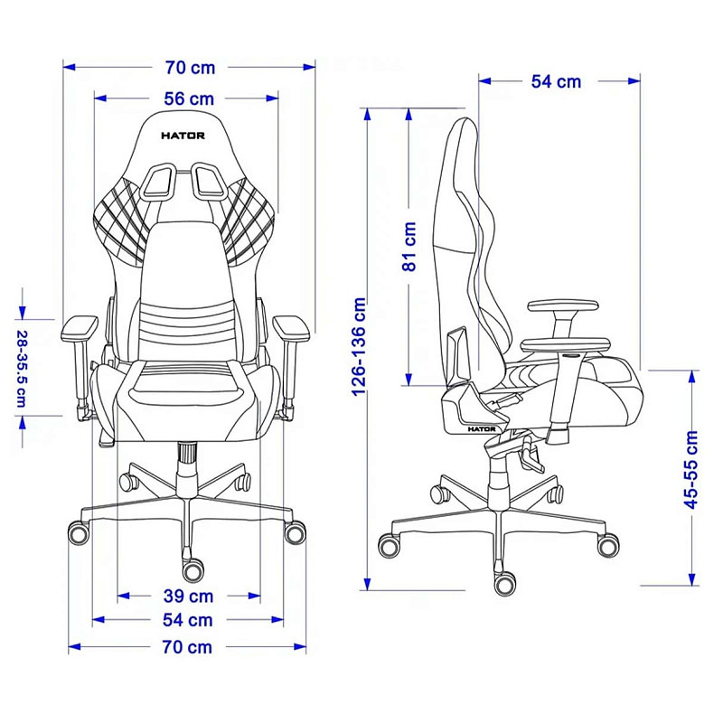 Крісло для геймерів HATOR Darkside 2 PRO Fabric (HTC1500) Black