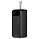 УМБ Choetech 40000mAh, 22,5W PD QC3.0, USB-C In/out, 2xUSB-A Li-pol черная
