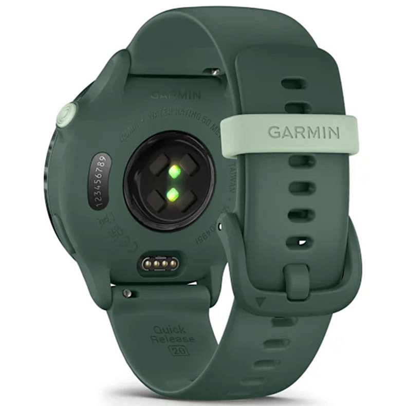Спортивний годинник Garmin Vivoactive 6 Metallic Jasper Green with Jasper Green Band
