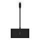 Адаптер Belkin USB-C - Ethernet, HDMI, VGA, USB-A, black (AVC005BTBK)