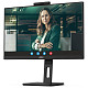 Монитор 27" AOC Q27P3CW, QHD, IPS, 75Hz, 2xHDMI, DP, USB-C, RJ-45, USB-hub, webcam, HAS, Pivot, колонки