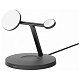 Зарядний пристрій бездротовий Belkin 3в1 Magnetic Pad Qi2 15Вт, чорний