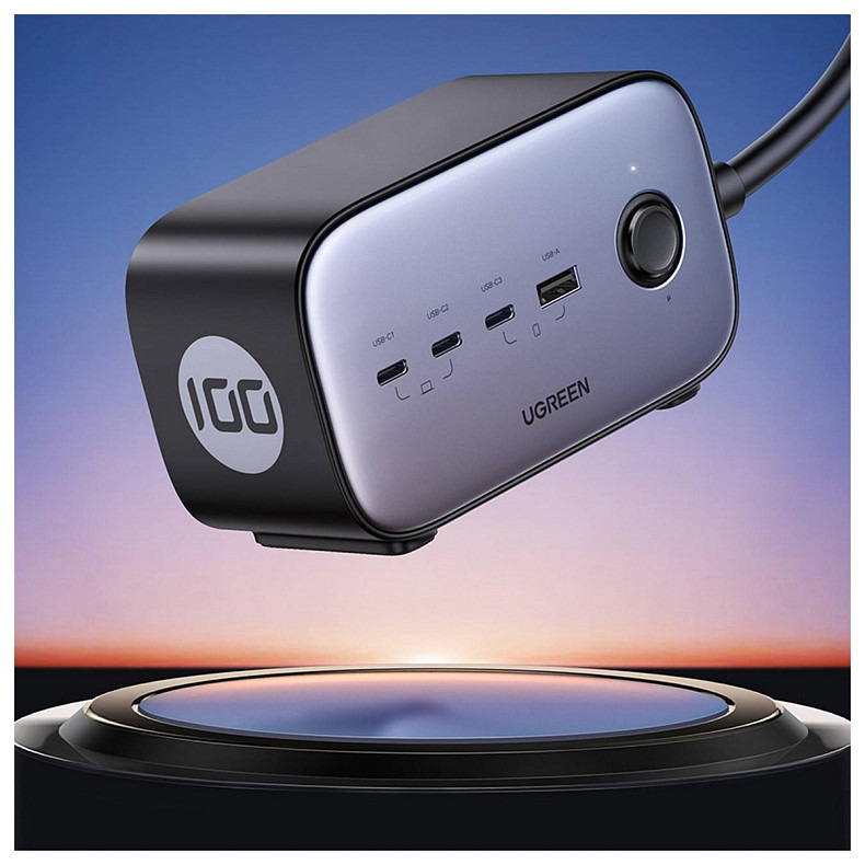 Зарядний пристрій 4xUSB 100W Nexode Pro (3хUSB-C+USB-A) CD270 Ugreen