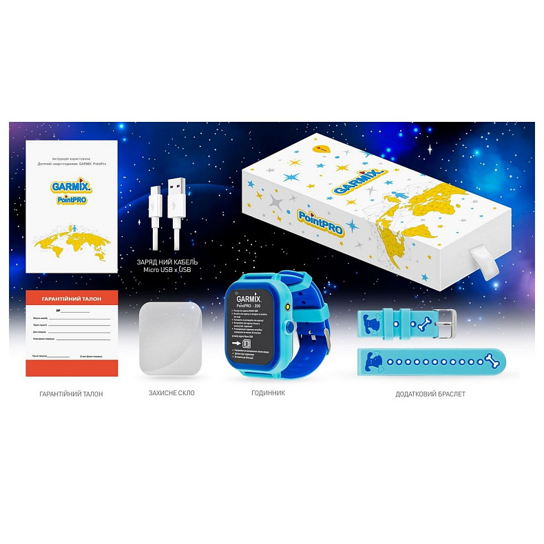 Детские смарт-часы Garmix PointPRO-200 4G/GPS/WiFi Blue