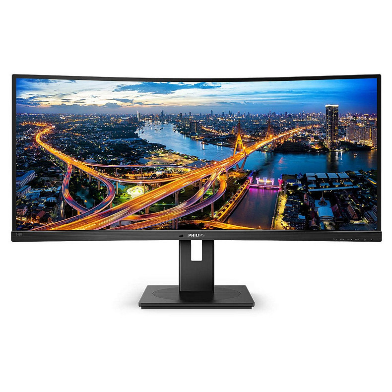 Монитор Philips 34" 346B1C/00 21:9 VA QHD 100Hz DP USB-C RJ45