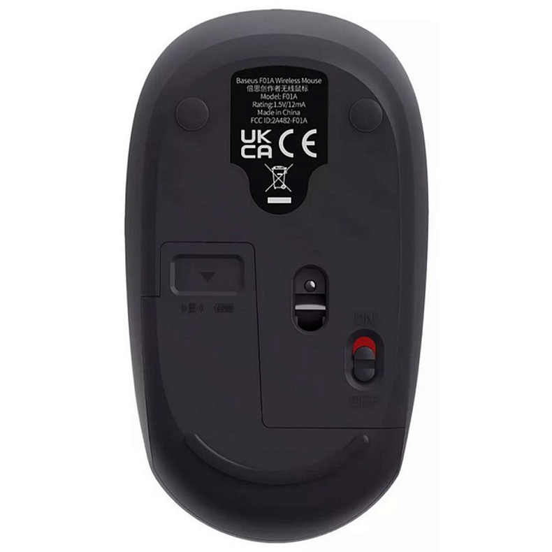 Мышь Baseus F01A Wireless Frosted Gray