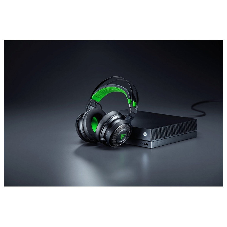Гарнитура консольная Razer Nari Ultimate для Xbox One WL Black/Green (RZ04-02910100-R3M1)