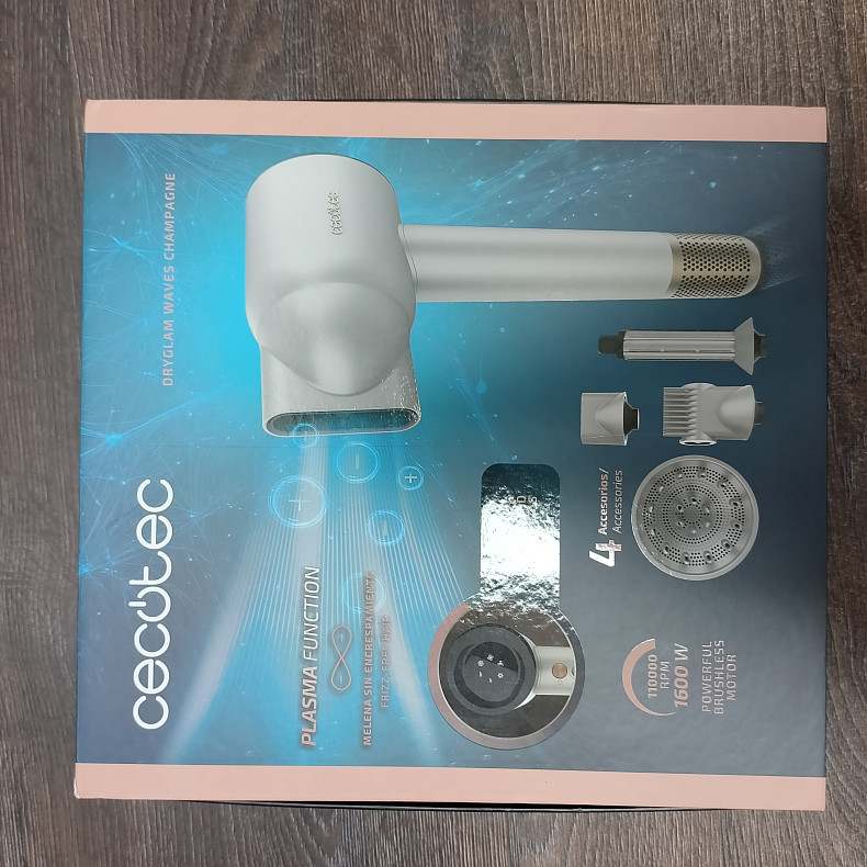 Фен-стайлер CECOTEC DryGlam Waves Champagne 4in1 - Уцінка