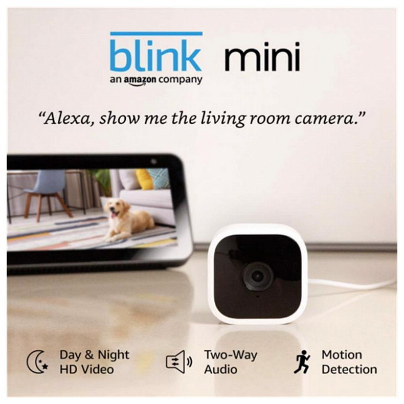 IP камера Amazon Blink Mini 1080P HD Indoor Smart Security (BCM00300U)