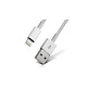 Кабель REAL-EL USB-Lightning 1m, White (4743304104666)