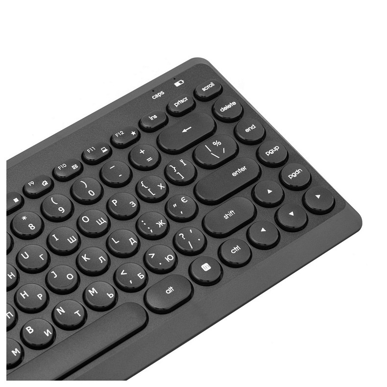 Комплект клавиатура и мышь Genius LuxeMate Q-8000, WL, EN/UKR, черный