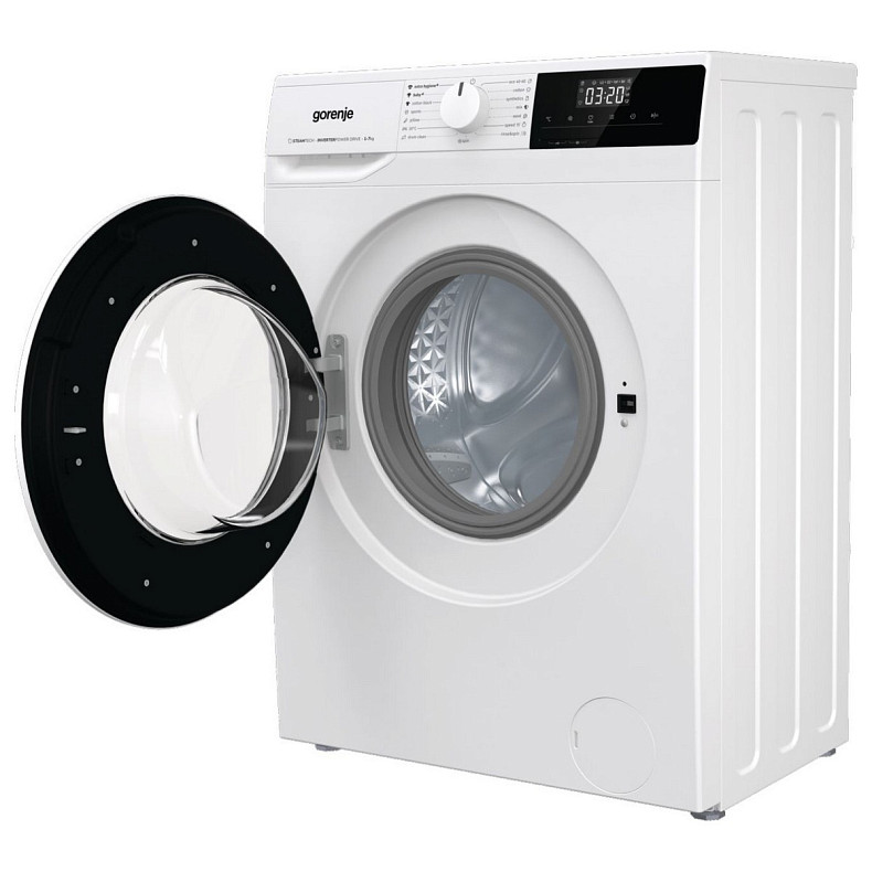 Пральна машина Gorenje фронтальна, 7кг, 1200, A+++, 43,5см, дисплей, пара, інвертор, білий