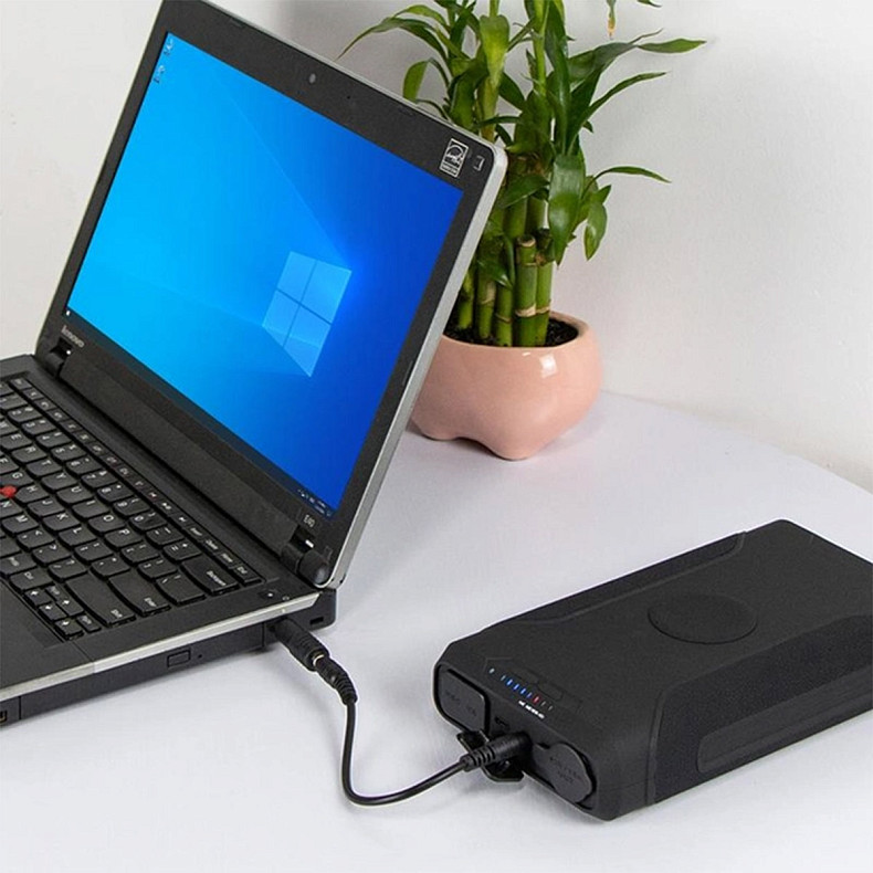 Внешний аккумулятор PowerPlant 68400mAh PD/60W DC 12-24V 9 connectors QC/3.0 USB-C*2 USB-A Wireless (PB930456)