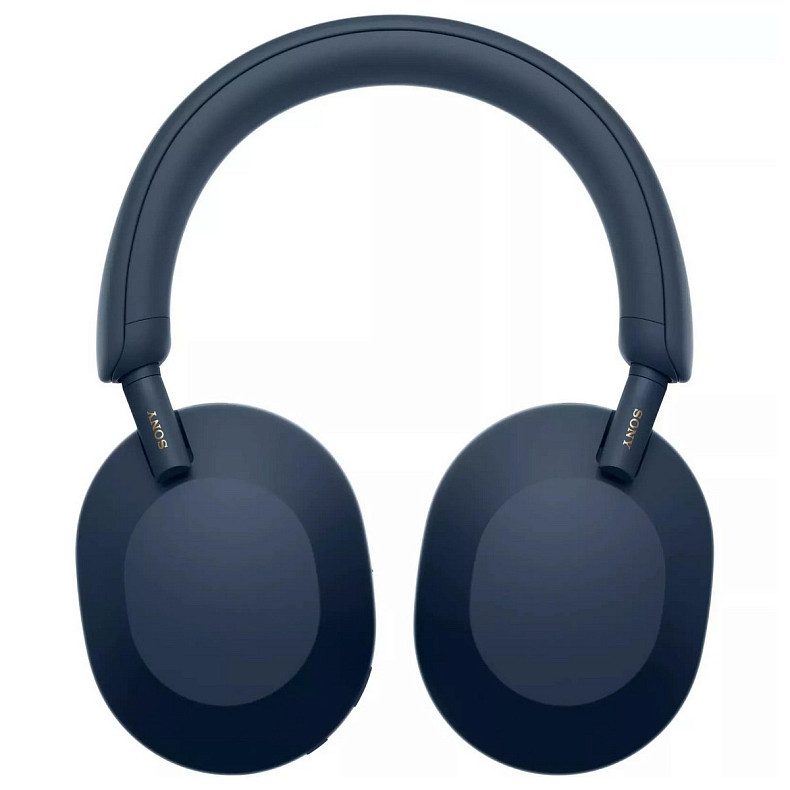 Навушники Over-ear Sony WH-1000XM5 BT 5.2, ANC, Hi-Res, AAC, LDAC, Wireless, Mic, Синій