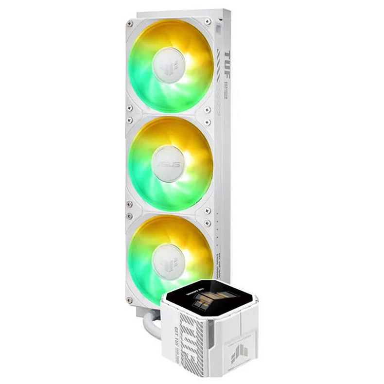 Система водяного охлаждения Asus TUF Gaming LC III 360 ARGB LCD White (90RC01A2-B0EAY0)
